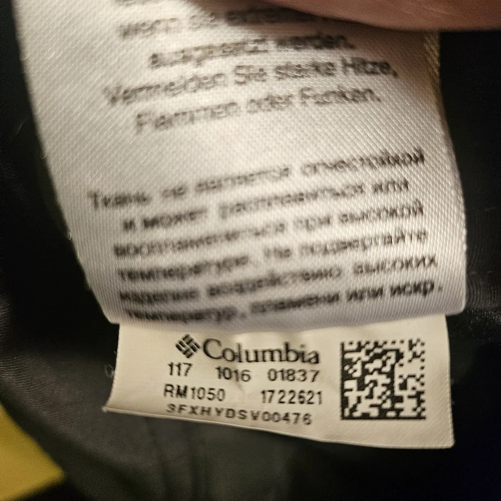 Columbia Men's South Canyon Omni-Tech Gray Waterproof Rain Hiking Pants, 38W×34L